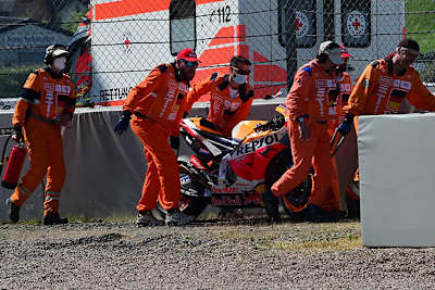 MotoGP-WM Sachsenring 2021: Pol Espargaró stürzte gleich zweimal