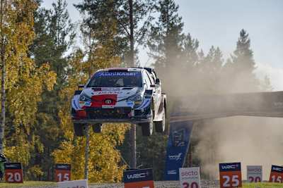 Im Vorjahr flog Elfyn Evans in Finnland zum Sieg