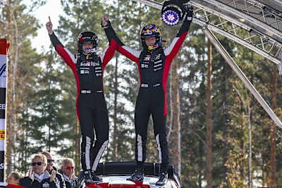 Scott Martin und Elfyn Evans