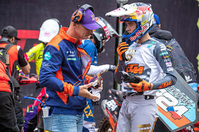 Stefan Everts und Liam Everts in Maggiora