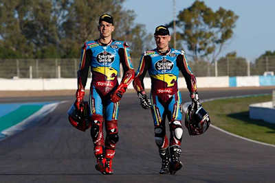 Augusto Fernandez und Sam Lowes