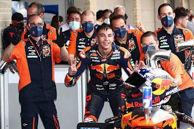 Raúl Fernández nach dem siebten Moto2-Saisonsieg in Texas