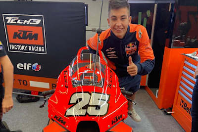 Raúl Fernández und seine KTM RC16