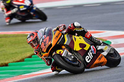 Bestzeit auf nasser Piste: Augusto Fernandez