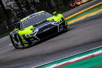 Der Audi R8 LMS GT3 evo II von Valentino Rossi in Imola