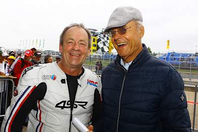 Manfred Fischer (li.) mit Dieter Braun