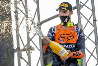 Tim Gajser holte in Mantova seinen ersten Grand-Prix-Sieg in dieser Saison