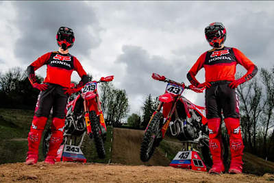 Das Honda-MXGP-Duo Tim Gajser und Mitch Evans