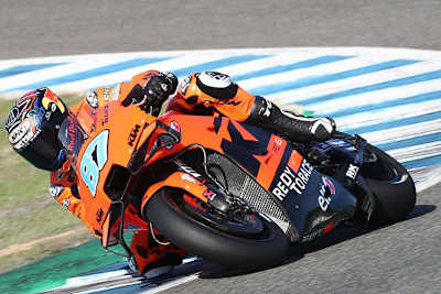 Remy Gardner auf der Tech3-KTM RC16 in Jerez