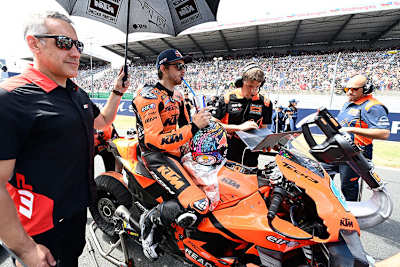 Remy Gardner auf dem Startplatz in Le Mans