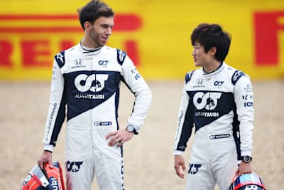 Pierre Gasly und Yuki Tsunoda