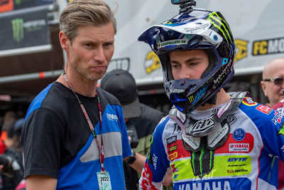 Jago Geerts mit seinem Trainer Steve Ramon