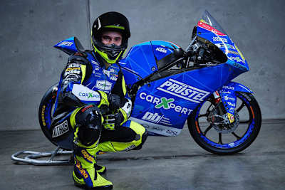 Dirk Geiger im PrüstelGP-Design von 2020