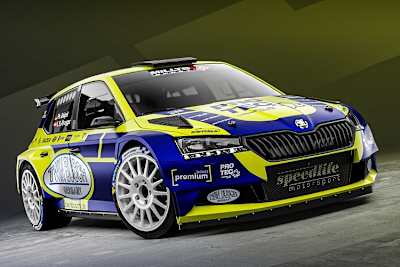 Der Skoda Fabia Rally2 von Philip Geipel