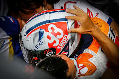 Sachsenring-König Marc Márquez wurde von seiner Honda-Mannschaft gefeiert