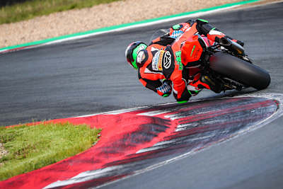 Luca Grünwald auf der Kiefer-BMW