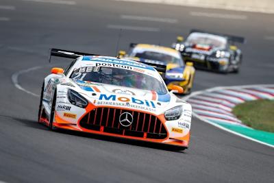 Ein Mercedes-AMG GT3 vom Team Zakspeed aus dem ADAC GT Masters. In der ADAC GT4 Germany kommt jedoch die GT4-Version des Fahrzeuges zum Einsatz