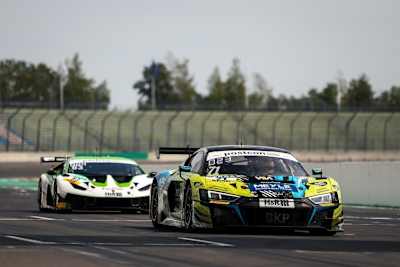 Der Audi R8 LMS von T3-HRT-Motorsport startete sonntags von Platz zwei