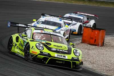 Tabellenführer im ADAC GT Masters: Der Porsche 911 GT3 R von SSR Performance