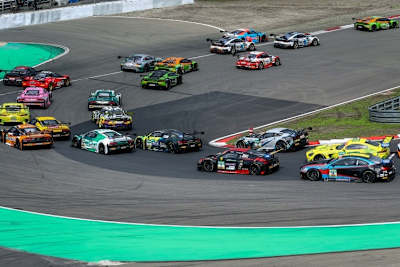 Die GT3-Fahrzeuge des ADAC GT Masters auf dem Nürburgring