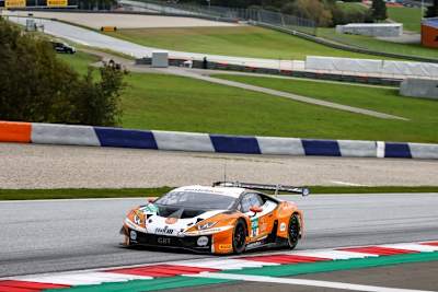 Der Lamborghini Huracan GT3 vom GRT Grasser Racing Team auf dem Red Bull Ring
