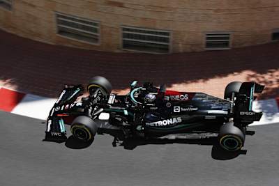 Lewis Hamilton beim Test in Silverstone