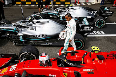 Lewis Hamilton in Le Castellet 2019