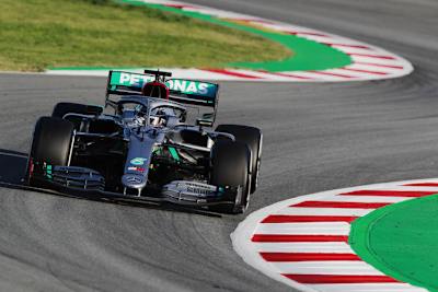 Lewis Hamilton mit seinem 2020er Mercedes