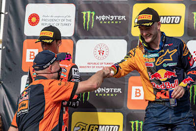 Herlings und Prado auf dem Podium in Afyon