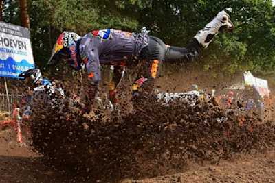 Jeffrey Herlings wollte testen, ob seine Schulter schon wieder hält