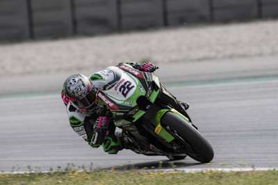 Alex Lowes beim Test in Aragon