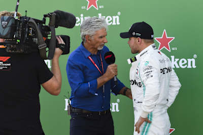 Damon Hill und Valtteri Bottas 2019 in Suzuka