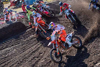 Arco di Trento: Tom Vialle (28) und Hofer (711) in guter Position