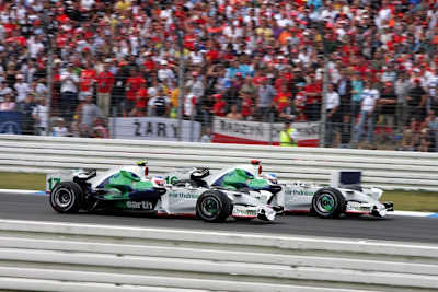 Honda 2008: Rubens Barrichello und Jenson Button