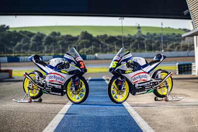 Die Husqvarna FR 250 GP von Adrian Fernandez und Romano Fenati	