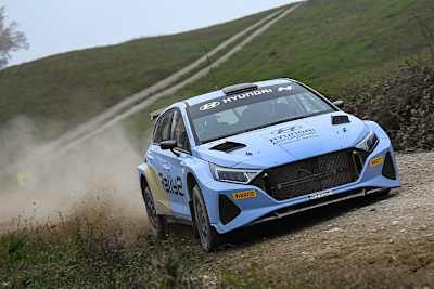 Test mt dem Hyundai N i20 Rally2 in Italien