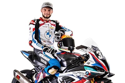 Ilya Mikhalchik auf der Werks-BMW