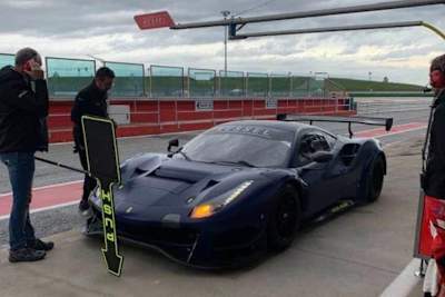 Valentino Rossi und Co. waren im Ferrari 488 GT3 in Misano im Einsatz