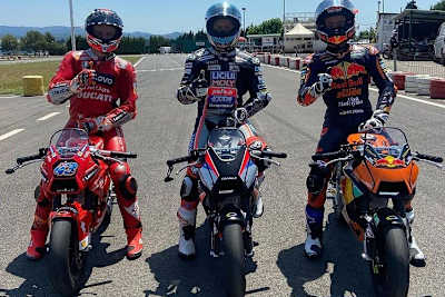 Jack Miller, Marcel Schrötter und Pedro Acosta