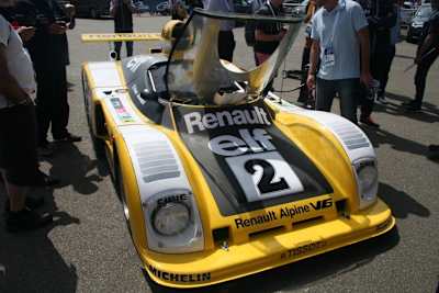 Historische Rennwagen sind in Le Mans immer eine Augenweide