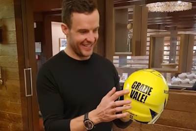 Christof Innerhofer präsentiert das Spezial-Design