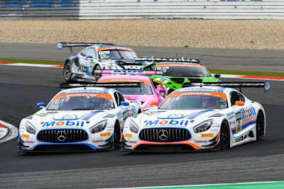 Die beiden Mercedes-AMG GT3 von Zakspeed