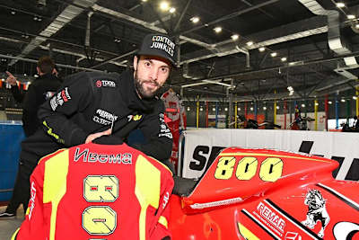 Jasper Iwema bei der Eisspeedway-EM 2020