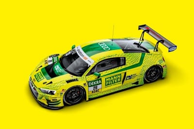Der Audi R8 LMS von Montaplast by Land-Motorsport im Mamba-Look
