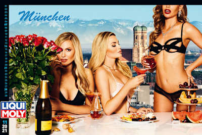 Die Fotomodelle entführen den Betrachter zu 13 der bekanntesten Orte in Deutschland  