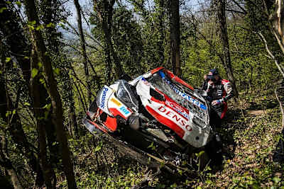 Kalle Rovanpera verschrottet in Kroatien seinen Toyota