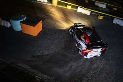 Kalle Rovanperä beim Shakedown