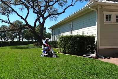 Ken Roczen sorgte auf dem Honda-Pocketbike für Unterhaltung  