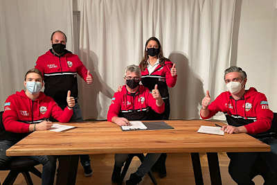 Die neu aufgestellte Kiefer-Truppe: Links im Bild Grünwald, rechts Stuppi