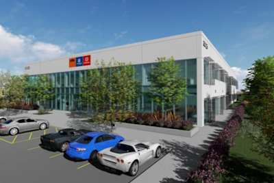 So soll das neue Firmengebäude in Murrietta aussehen